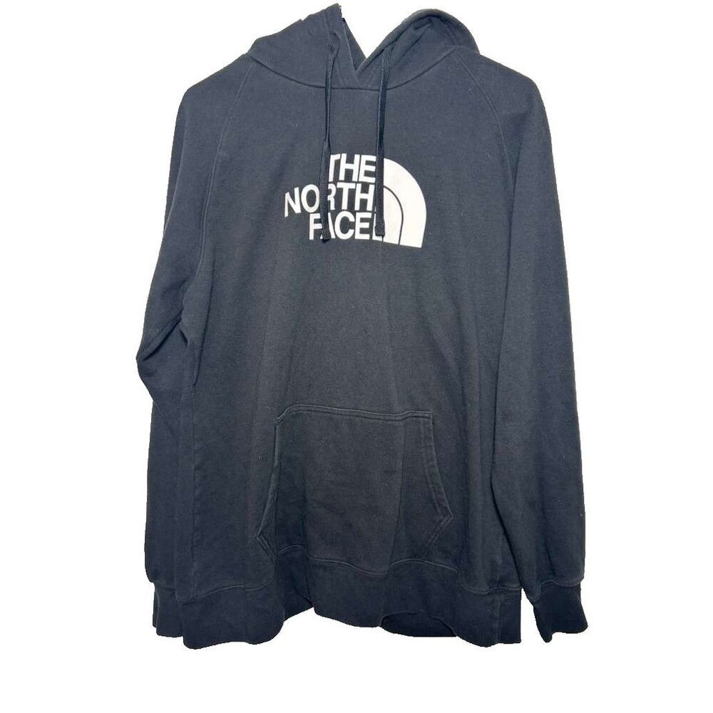 The North Face Pullover Hoodie Sweater Jacket Women XL Black Sweatshirt